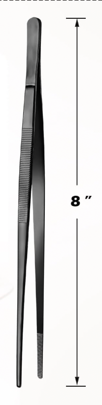 8-inch Garnish Tweezers